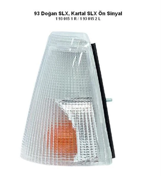 ESER ÖN SİNYAL LAMBA BEYAZ SAĞ  FIAT DKŞ DOĞAN SLX-KARTAL SLX 93 ürün görseli 1