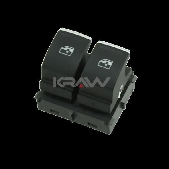 KRAW CAM KALDIRMA ANAHTARI VW GOLF VII - CRAFTER - TGE SOL İKİLİ - BEYAZ IŞIK - KROM ürün görseli 1