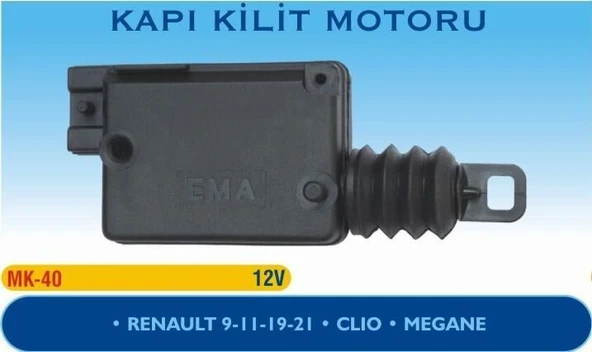 EMA KAPI KİLİT MOTORU RENAULT R9/R11/R19/R21/CLIO/MEGANE ürün görseli 1