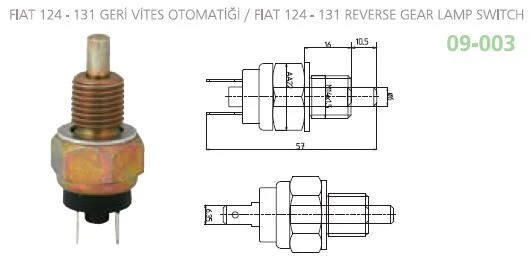 AKSA GERİ VİTES MÜŞÜRÜ FIAT 124-131 4 VİTES ürün görseli 1