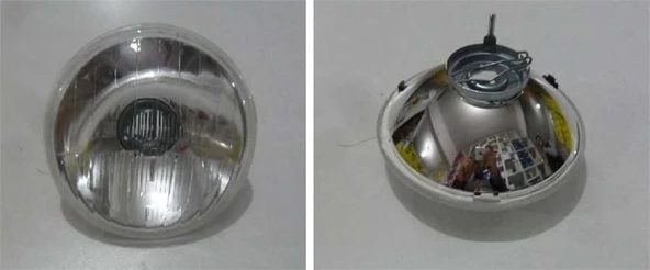 AYGERSAN 130 PARKSIZ REFLEKTÖR H1 OPTIK KISA TIRNAK RENAULT R12 EM (20AD) ürün görseli 1