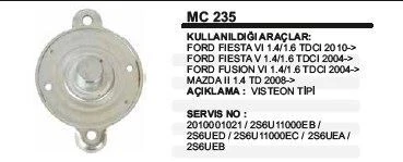REMARK MARŞ ARKA KAPAK VISTEON TIP FORD FIESTA/FUSION ürün görseli 1