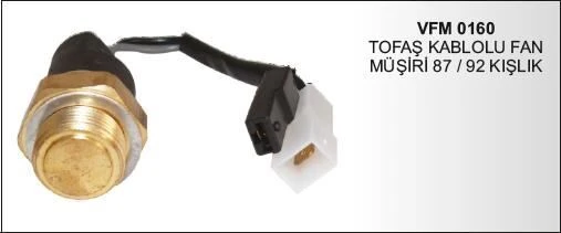 VERTEX FAN MÜŞÜRÜ FIAT TOFAŞ KABLOLU 87/92 KIŞLIK ürün görseli 1