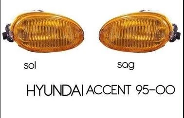 FARSAN SİS LAMBASI SARI HYUNDAI ACCENT (TAKIM) H3 AMPULE GÖRE ürün görseli 1