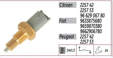 KLF GERİ VİTES MÜŞÜRÜ CITROEN-PEUGEOT FIORINO ürün görseli 1