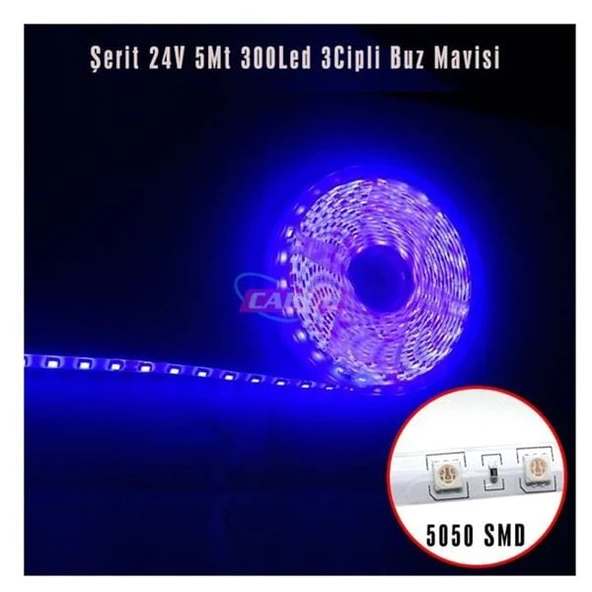 CARUB ŞERİT 12V 5MT KLORMATİK LED ürün görseli 1