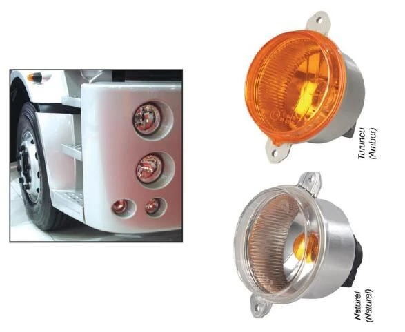 AYGERSAN ÖN SİNYAL (GÜNDÜZ FARI) 12V BEYAZ KARSAN JEST FORD KARGO(24AD) ürün görseli 1