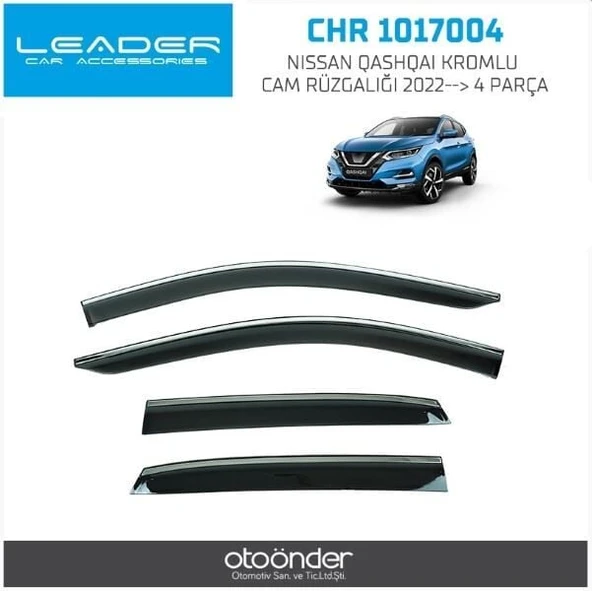SUNPLEKS KROMLU CAM RÜZGARLIĞI NISSAN QASHQAI 2022--> (4 PARÇA) ürün görseli 1