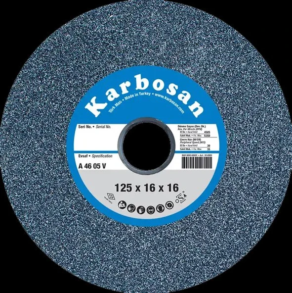 KARBOSAN 200x20x20 36 KUM ALÜMİNYUM OKSİT TAŞLAMA TAŞI - 920030 ürün görseli 1