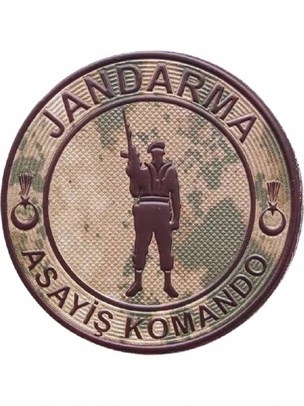 Jandarma Asayiş Komando 3D ARMA, Yeni Tip Cırtlı,standart Ölçü, ürün görseli 1