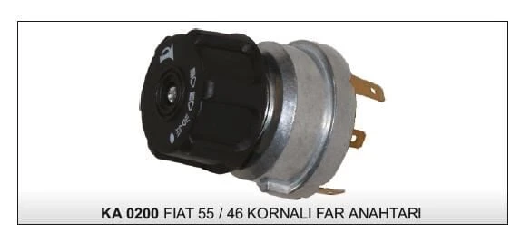 VERTEX KORNALI FAR ANAHTARI FIAT 55/46 ürün görseli 1