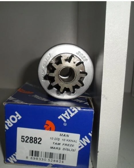 FORM METAL MARŞ DİŞLİSİ 10 DİŞ 10 KANAL BOSCH TİPİ MAN L200-EVOLUTİON M2000-M2000L /TRUCKS 1990-2002 TAM FREZE TAM FR. DS=10 DKÇ=37,8 BOY=84 KS=10 BDÇ=14,3 GÇ=60 ürün görseli 1