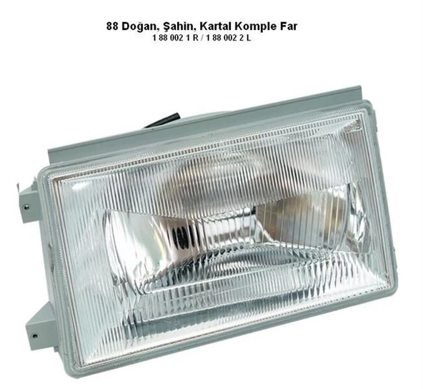 ESER FAR KOMPLE H4 FIAT DOĞAN 88-92 SAĞ TIRNAKLI ürün görseli 1
