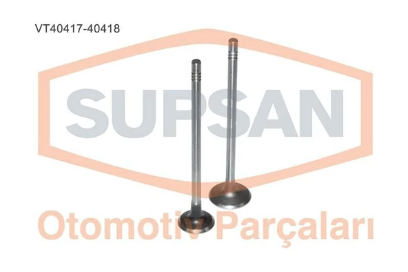 SUPSAN SUBAP TAKIM RENAULT TWİNGO, CLİO 1.2 16V (ENG. D4F) 16 SUBAP ürün görseli 1