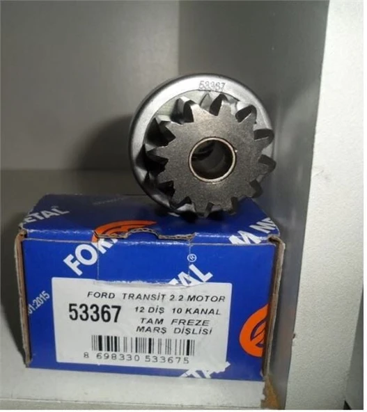 FORM METAL MARŞ DİŞLİSİ 12DİŞ  FIAT DUCATO PEUGEOT BOXER 2.2 HDİ FORD V347 TRANSİT 2.4 TDC CAP 50 MM ürün görseli 1