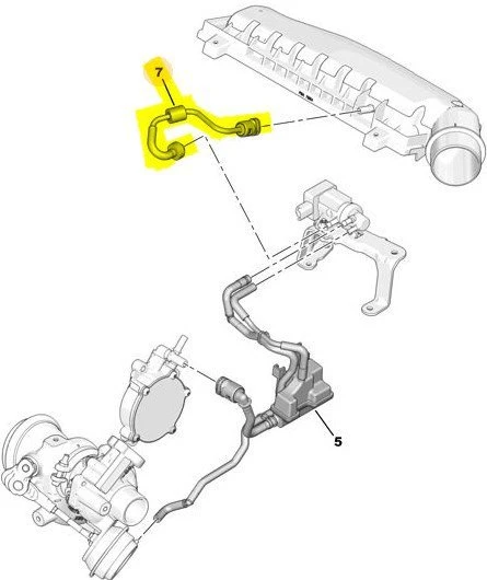 Citroen C4 Turbo Valfi (2014-2024) 9804306280 1.2 VTI ürün görseli 1