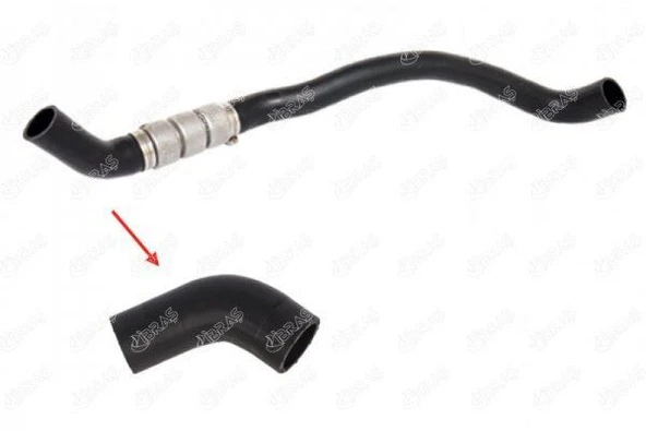İBRAŞ TURBO HORTUMU (KÜÇÜK) FORD TRANSIT V 347  06--> 2.2 TDCI ürün görseli 1