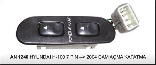 DODO ANAHTAR CAM AÇMA H100 SOL ÇİFTLİ 1996-2004 7 PİN ürün görseli 1