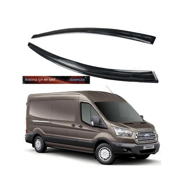 SUNPLEKS CAM RÜZGARLIĞI FORD TRANSIT 2014-2017 ÖN SPORT STYLE ürün görseli 1