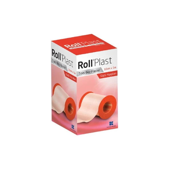 Plast 10X5 M Tıbbi Flaster Çinko Oksitli Kauçuk Yapışkanlı ürün görseli 1