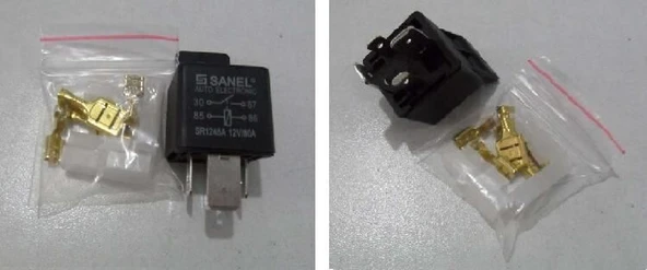 SANEL GÜÇ ROLESİ 12V 80A 4 UÇLU (87) ürün görseli 1