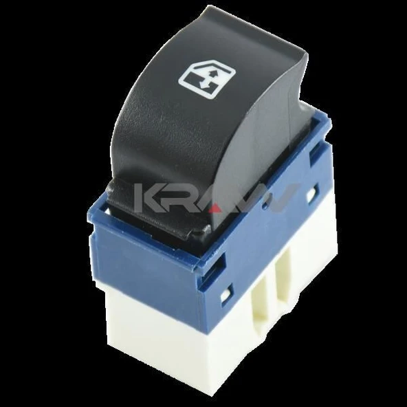 KRAW CAM KALDIRMA ANAHTARI FIAT DOBLO II - IDEA 2003-2012 SAĞ MAVİ ürün görseli 1