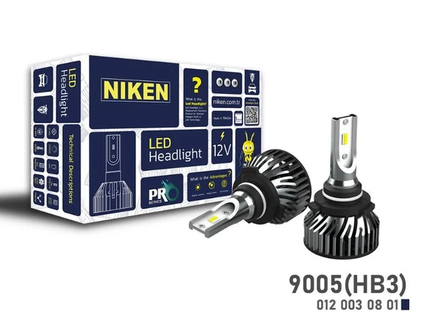 NIKEN LED XENON AMPUL PRO SERISI  9005 (HB3) ürün görseli 1