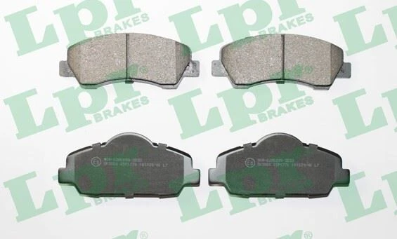 LPR FREN BALATA ON PEUGEOT 301 308 II CITROEN C4  (133x18,8x60,2-52,5) ürün görseli 1