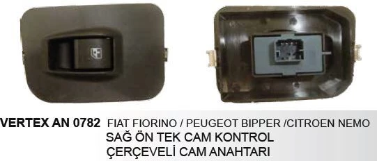 DODO ANAHTAR CAM AÇMA FIORINO/BIPER SAĞ TEKLI ÇERÇEVELİ 25111 - AN227 - AN0782 ürün görseli 1