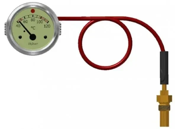 ÖLÇÜSAN MEKANİK ISI GÖSTERGESİ Ø 52 MM  (3 METRE) ürün görseli 1