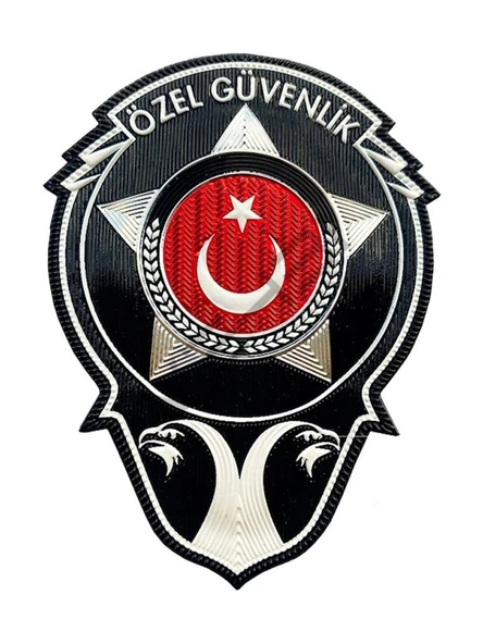 Özel Güvenlik Gögüs 3D Plastik Tpu Arması, Yeni Model Tip, Standart Ölçü, 1.sınıf Ultra Kaliteli ürün görseli 1