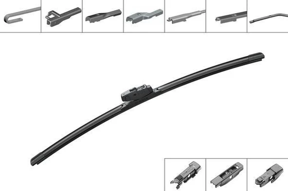Bosch Aerotwin Silecek Süpürgesi Muz Tip 4 Aparatlı 530MM AE530 ürün görseli 1