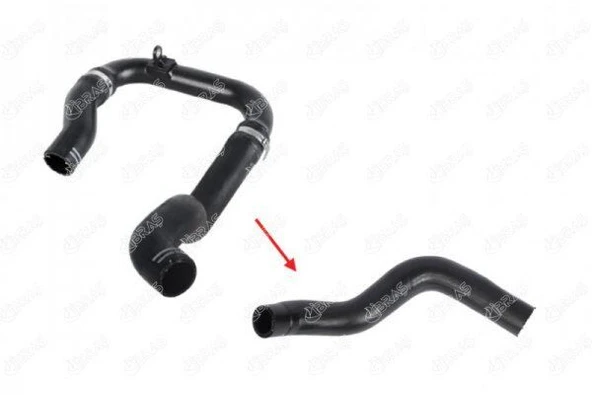İBRAŞ TURBO HORTUMU (BÜYÜK) FIAT GRANDE PUNTO/EVO 1.3MJTD 05- 75HP ürün görseli 1