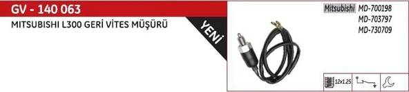 KLF GERİ VİTES MÜŞÜRÜ TERS MITSUBISHI L300 ürün görseli 1