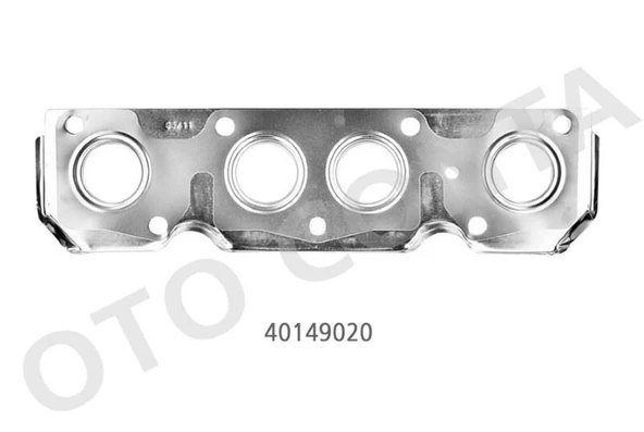 OTOCONTA EGZOST MANIFOLT CONTASI CELIK RENAULT  R19 MEGANE 1.4 1.6 E7J 624-626-634-635-780-K7J-700-701-K7M 702-710 ürün görseli 1