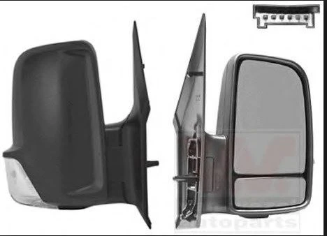 ART DİKİZ AYNASI SOL VW CRAFTER MERCEDES SPRINTER 2009- ELEKTRİKLİ ISITMALI SİNYALLİ (UZUN KABLO) ürün görseli 1