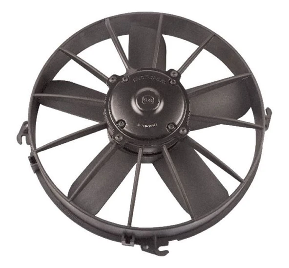UNİVERSAL FAN MOTORU 24V 12'' KOMPLE YASSI GENİŞ EMİCİ AKSİYEL FAN( 5 KANAT) ürün görseli 1