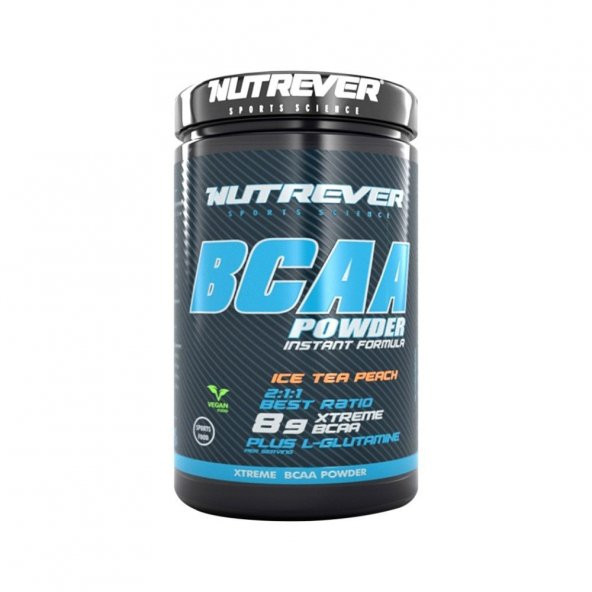 Nutrever Bcaa Powder 500 gr - Ice Tea Şeftali ürün görseli 1