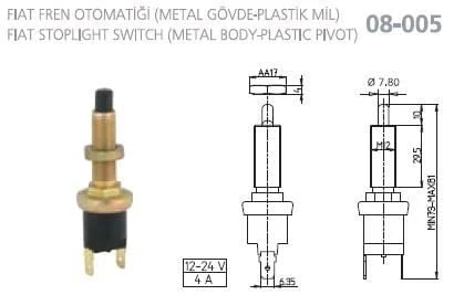 AKSA FREN MÜŞÜRÜ FIAT (METAL GÖVDE -PLASTİK MİL) ürün görseli 1
