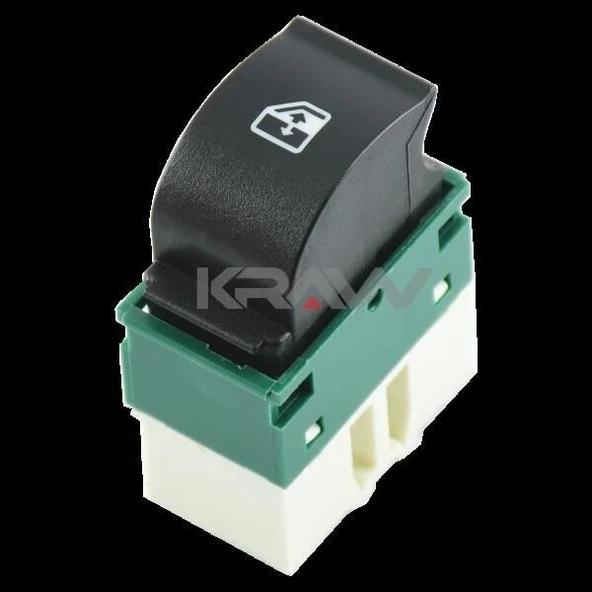 KRAW CAM KALDIRMA ANAHTARI FIAT DOBLO II - IDEA 2003-2012 SOL DIŞ BEYAZ ürün görseli 1