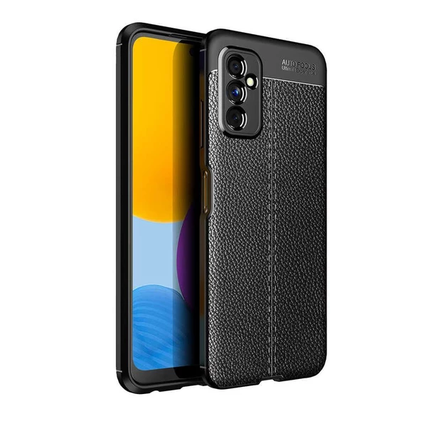 Gpack Samsung Galaxy M52 Kılıf Niss Silikon Deri Görünümlü Kamera Korumalı ürün görseli 1