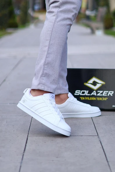 Solazer 058 Beyaz Erkek Sneaker Ayakkabı ürün görseli 1