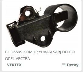 ŞARJ KÖMÜR YUVASI DELCO OPEL VECTRA 1.8S/2.0I ürün görseli 1