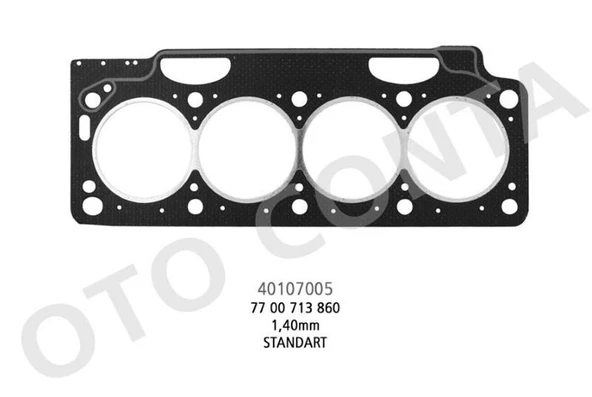 OTOCONTA SILINDIR KAPAK CONTASI (1.40MM STANDART)  RENAULT R9 R11 FLASH 1.7 F1N720 F1N720-F2N700-710-722 ürün görseli 1