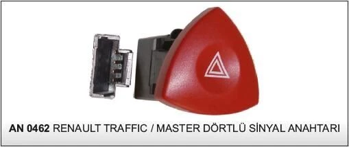 DODO ANAHTAR FLAŞÖR RENAULT TRAFFIC MASTER  10907- AN759 - AN0462 ürün görseli 1