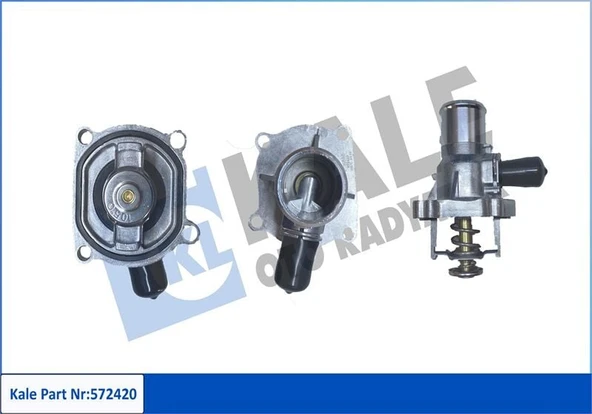 KALE (105 °C) TERMOSTAT + FLANŞ ALFA ROMEO 159 / BRERA / SPIDER - FIAT CROMA - OPEL ASTRA G / ASTRA H / I / SPIDER - FIAT CROMA - OPEL ASTRA G / ASTRA H / I ürün görseli 1