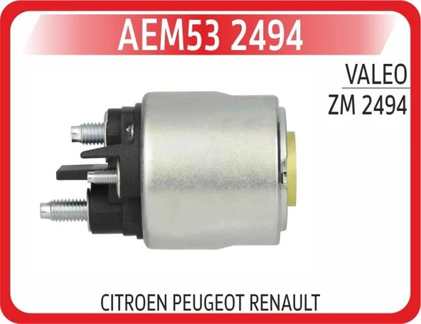 AEM MARŞ OTOM. 12V VALEO TİPİ RENAULT CLIO 1.4L 16V 20 ürün görseli 1