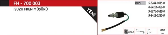 KLF FREN MÜŞÜRÜ PLATİNLİ (4 PLATİNLİ) ISUZU ürün görseli 1
