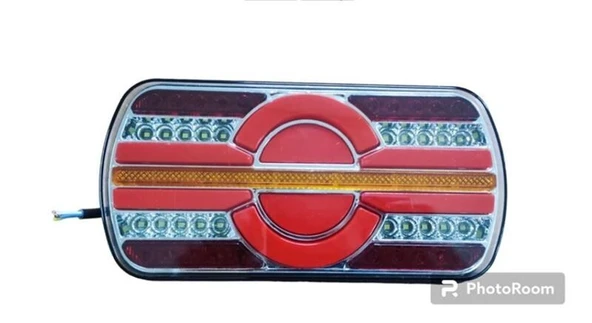 TAS UNIVERSAL LED STOP KAYAR SİNYALLİ  KARE STOP 12V-24V ürün görseli 1