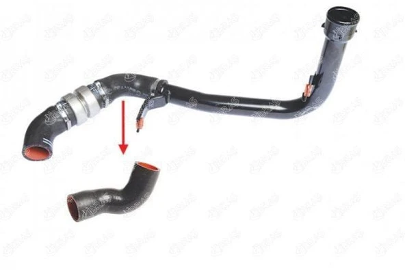 İBRAŞ TURBO HORTUMU BÜYÜK (BORU HARIÇ) 2,2 JT FIAT DUCATO III 06- PEUGEOT BOXER III  CITROEN JUMPER III ürün görseli 1
